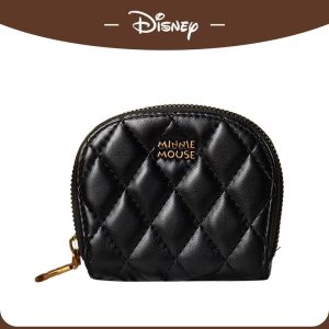 Penutup Kad Fesyen Berbilang Kad Zip Disney, Reka Bentuk Minimalis, Dompet Sifar Separuh Bulat Lingge Mini, Sesuai untuk COD Selempang