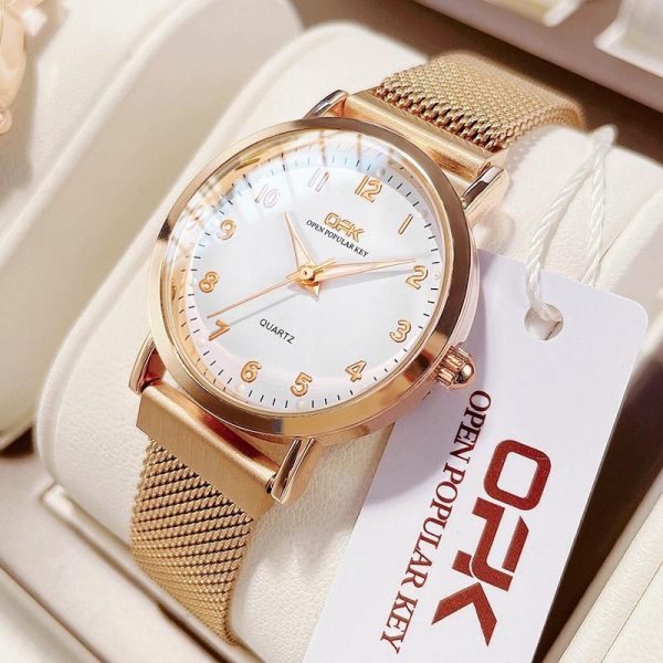 【Garanti 1 tahun】Jam Tangan Perempuan Wanita Murah Original Ladies Watch Women's Casual Magnet Waterproof For Girl Gelap Tahan Karat Watches 8115 Elegant Jam Perempuan Logam Banyak Warna Ada Kotak Ada Stok Tersedia Parti Pemberian Hadiah
