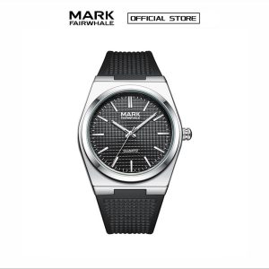 【100% Authentic】Jam Tangan Kuarza Lelaki, MARK FAIRWHALE, Fesyen, Ringkas, Elegan, Gaya Perniagaan, 5021