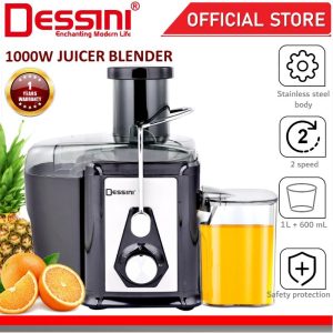 DESSINI ITALY Stainless Steel Blender Grinder Chopper Mixer Miller Juicer Extractor Smoothie Ice Crusher Pengisar