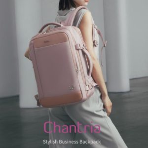 Chantria Iriz Women Laptop Backpack Business Travel Multi Compartment Laptop Backpack (15.6'')