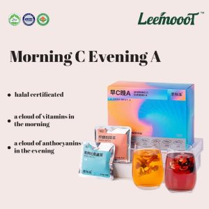 【LeemoooT】Healthy Flower and Fruit Tea, Combination of Lemon Rosaroxburghii Tratt and Black Gojimulbery Tea, 200g per box