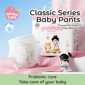 Momotaro NewBorn Classic Series Baby Pants Non-Woven Super Absorbent - NB/S/M/L/XL/2XL/3XL diaper