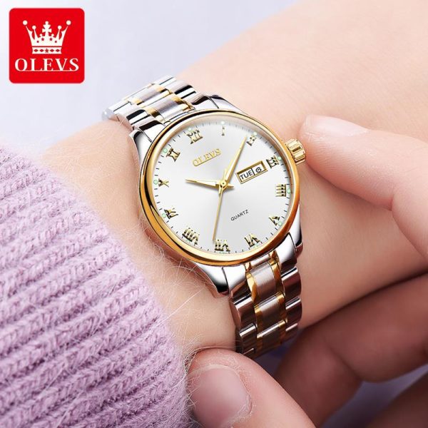 OPK Watches for Women's Casual Water Resistant Quartz Luminous Watch Jam Tangan Perempuan Wanita Original Gelap Magnet Tahan Karat 5568 Rotundity Bahan logam dalam stok Banyak warna Pejabat parti pemberian hadiah Garanti 1 tahun