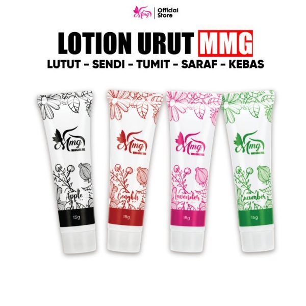 MMG Massage Gel - Minyak Urut Moden MMG Aromatherapy - Organic Massage Oil Body Care - Bebas Alkohol Organik Minyak Badan & Urut Wangi Koko