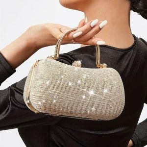 Shoulder Bag for Woman Chain Sling Bag Women Korean Fashion Tangan Wanita Murah Crossbody Dinner Bag Handbag manik