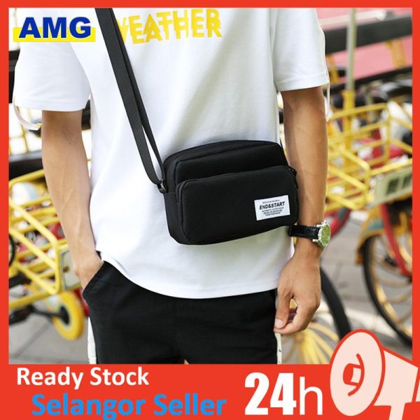 AMG Beg Silang Lelaki Men Oxford Bag Crossbody Sling Bag Messenger Beg Lelaki Posh Slim Bags Small Korean Unisex Bag COD