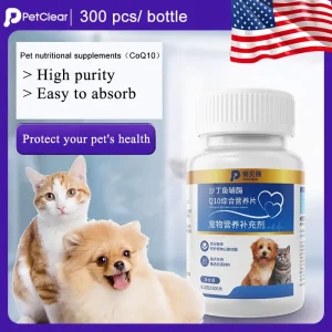 Petclear Petclear Koenzim Q10 - Pelindung Kesihatan Jantung Anjing & Kucing
