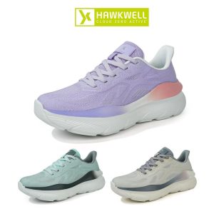 Kasut Larian untuk Wanita, Hawkwell, Kasut Lari Asli, Sneaker Aktif Zero Awan, 9560