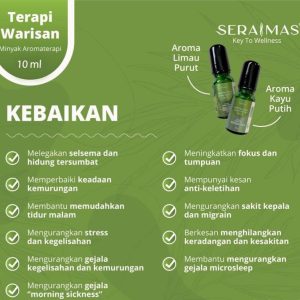 Seraimas Minyak Aromaterapi Warisan (10ml)