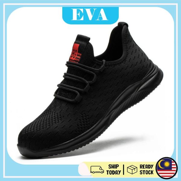 READY STOCK EVA Men Fashion Safetyboots Men Sneakers Kasut Keselamatan Heavy Duty Safety shoes Safety Boots