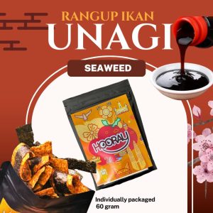 Hooray Unagi Rangup Ikan Snack Spicy Crispy 60g