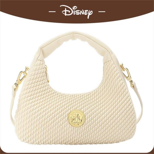 Beg Tangan Ketiak Disney, Untuk Wanita, Ketibaan Baru pada 2024, Rekaan Niche, Mewah, Bahu Tunggal, Selempang, Sesuai untuk Ketiak Bags