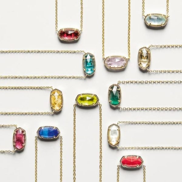 [Permata]Kalung Peluh Musim Panas & Loket Batu Kelahiran Tahan Kotoran Kalung Cantik Hypoallergenic untuk Wanita Barang kemas yang bergaya dan serba boleh Jewelry Necklaces rantai leher kristal quartz