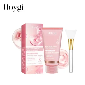 Official Authentic Hoygi Hoygi selebriti kolagen kedutan menanggalkan topeng pengelupasan dengan pengikis menghidratkan pemutihan melembapkan meremajakan memperbaiki kekusaman dan menegangkan topeng boleh calit Penjagaan kulit