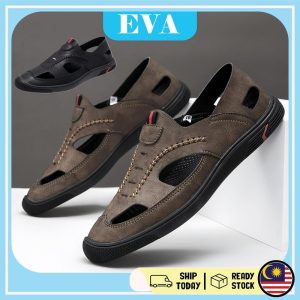 READY STOCK EVA PU Leather Men Shoes Loafers Shoe Sneaker Fashion Man Kasut Lelaki Sandal