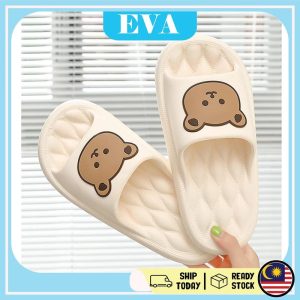 READY STOCK EVA Cartoon Bear Women Slipper Kasut Perempuan Cute Soft