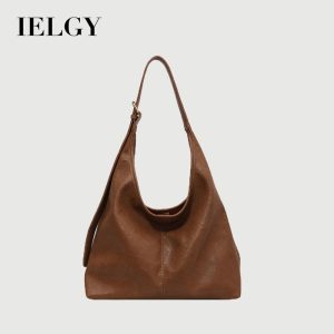 Beg Tote Bahu, IELGY, Kapasiti Besar, Fesyen, Serba guna, Sesuai untuk Perjalanan Kasual, Beg Baldi Kanvas Bags