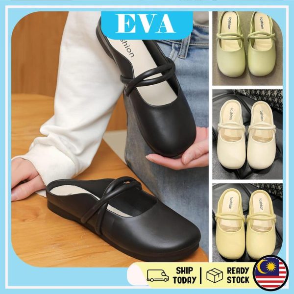READY STOCK EVA Women Sandal Flat Kasut Wanita Shoes Perempuan Woman