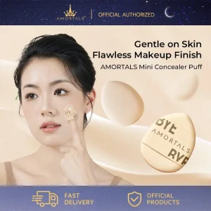 AMORTALS Finger Sized Mini Puff Concealer Puff 2Pcs