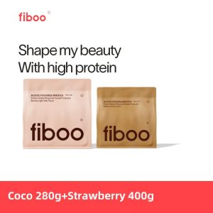 Fiboo Serbuk Protein Whey Campuran Susu dan Oatmeal Kombo Serbuk Wanita 280g + 400g
