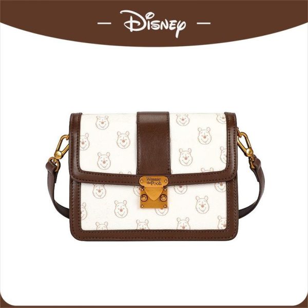 Beg Wanita Mewah Disney, Warna Kontras, Bahu Tunggal dan Silang Badan, Beg Persegi Kecil, [COD]