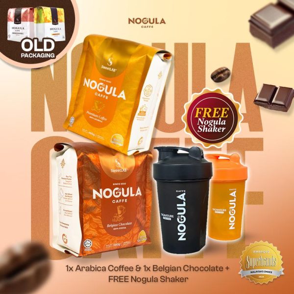 YEAR END SALE NOGULA CAFFE ARABICA COFFEE/ BELGIAN CHOCOLATE / DROP / MENYIRAP+ FREE GIFT