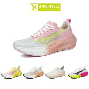 Kasut Larian Wanita, Hawkwell Cloud Zero Aktif, Profesional dan Ringan, dengan Plat Karbon, Sesuai untuk Perlumbaan, 9530