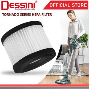 DESSINI ITALY Tornado PRO HEPA Cartridge Filter Replacement Dust Strainer Screen For V2 V3 V4 Vacuum Cleaner Vakum