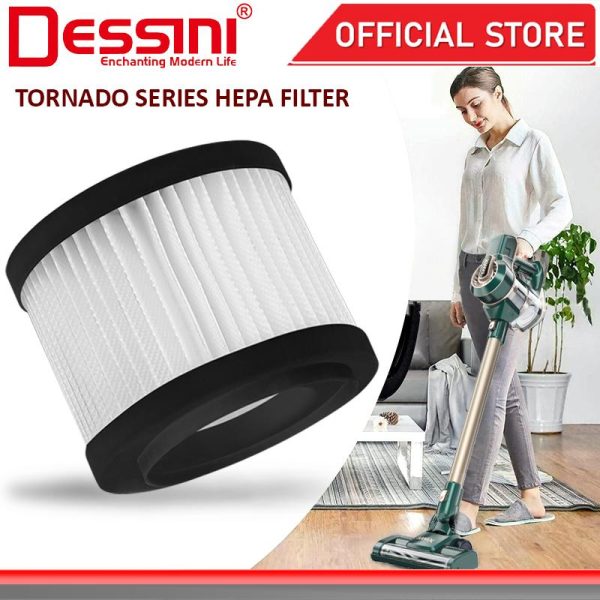 DESSINI ITALY Tornado PRO HEPA Cartridge Filter Replacement Dust Strainer Screen For V2 V3 V4 Vacuum Cleaner Vakum