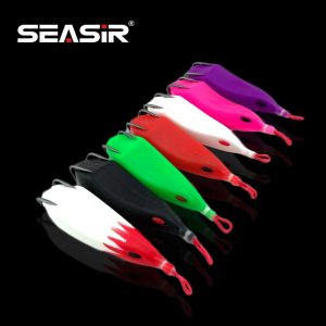Gewang pancing katak lompat lembut besar SEASIR, 75mm, 16.5g, Wobbler Topwater, gewang katak besar yang diubah suai dengan mata kail berganda BKK, Umpan kepala ular tiruan