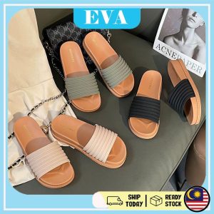 READY STOCK EVA Kasut Perempuan Women Sandals Shoes Flats Fashion