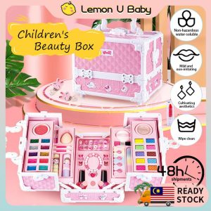 【Lemonu baby】Kids Makeup Set Girl‘s toys Toys Kid Makeup Nail Art Set non-toxic safe