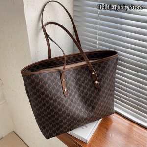 Shoulder Bag, Large Capacity, Women's PU Leather Handbag, Suitable for Commuting and Casual Use, Multi-purpose Tote Bag