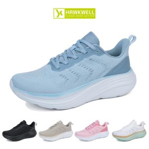 Kasut Larian untuk Wanita, Hawkwell, Kasut Lari Asli, Sneaker Aktif Zero Awan, 9550