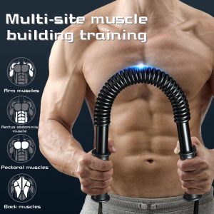 20/30/40/50/60KG Strength Twist Bar Arm and Chest Builders Strength Fitness Equipment Arm Strength Bar Fitness Training Equipment