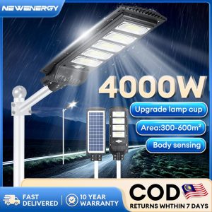【Safwan8788 Live Exclusive】Lampu Solar Spotlight Home Lron 4000W Waterproof IP 67 Outdoor Light LED Street Light Outdoor Lighting Terbaru