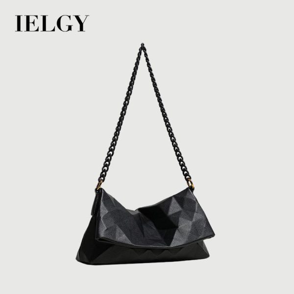Beg Bahu Wanita, IELGY, Fesyen, Bahan PU, Gaya Selempang, Popular, Mudah Alih, Corak Leopard, Serba guna, Pakaian Kasual Kulit Bags