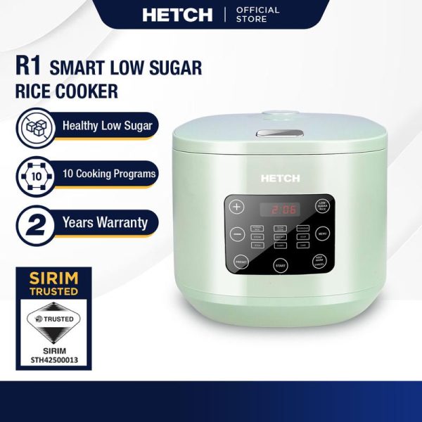 HETCH R1 Smart Low Sugar Rice Cooker 5L MTC-1725-HC Stainless Steel Steam Rack