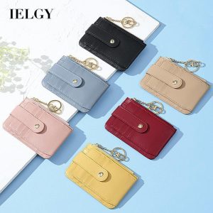 Dompet Syiling Kreatif, IELGY, Reka Bentuk Mudah, Warna Pepejal, Gancu Tali Pinggang Wanita Selempang