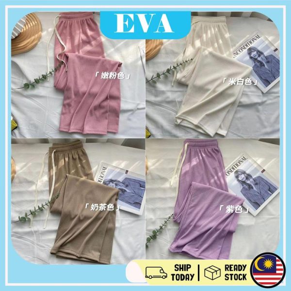 READY STOCK EVA Women Casual Long Pants Seluar Panjang Perempuan Wanita Trousers