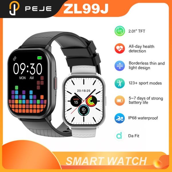 Jam Tangan Pintar, ZL99J, Belia & Kecergasan, Kalis Air IP68, Permainan terbina dalam, Panggilan Buatan dan Dialu-alukan, Kawalan Foto, Skrin HD Empat Melengkung, Sesuai untuk Belia