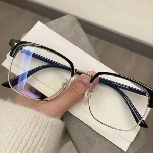 Cermin Mata Anti-Cahaya Biru, Kualiti HD, Untuk Lelaki, Ultra-Ringan, Selesa, Anti-UV, Sesuai untuk Membaca Surat Khabar dan Video, Tidak Mudah Patah, Sesuai untuk Pekerja Pejabat, Warga Emas, Kanta Cermin Mata, Rata, Fesyen, Jualan Panas pada tahun 2025
