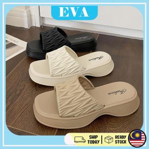 READY STOCK EVA Thick Women Shoes Sandal Perempuan Fashion Kasut Wanita Casual Wedges Flip