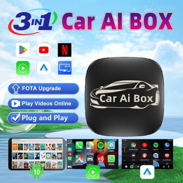 Carplay Ai Box Wireless Carplay Adapter 2+16G，2+32 Supports Original Car with Wired Carplay Box ai box