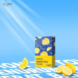 unico lemon tea ttox 3 sachet TIADA KOTAK