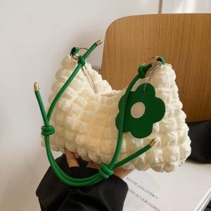 Cute Cloud Shoulder Bag, Design for 2025, Ins Trendy, Korean Casual Handbag