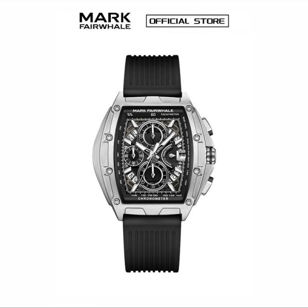 【100% Authentic】Jam Tangan Kuarza Kalis Air, Mark Fairwhale, Berkilau, Sesuai untuk Pelajar Sekolah Menengah dan Kolej, 5080, Jam Tangan Perniagaan Watches