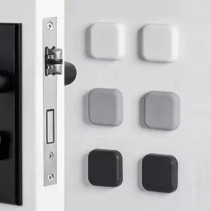 iHome Noise Reduction Door Stopper Wall Protector Silicone Handle Bumper Mute Self Adhesive Sticker Penahan Pintu Dinding