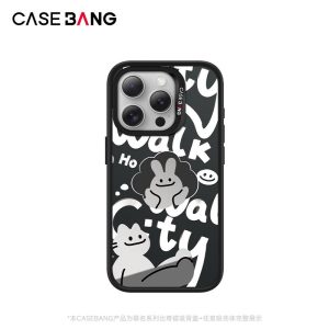 ImagiSnap - City Walk oleh Siri Juju, CASEBANG, Berjenama IP, Pengecasan Magnetik Magsafe, Serasi dengan iPhone 13-16 dan Siri Samsung S24 / 24 + / 24U, Beg Udara Balut Penuh, Empat Penjuru, Tahan Kejutan